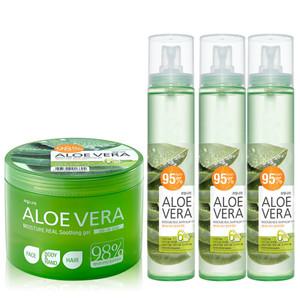 알로에 미스트 125ml 3개+수딩젤 500ml 과일나라