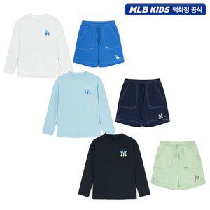 갤러리아 [MLB키즈] 베이직 티셔츠형 래쉬가드 세트(7ASWB2253)