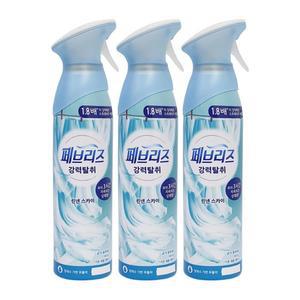 페브리즈 에어 린넨 스카이 165g x3 /실내냄새제거/제