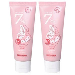 프리티스킨 보르피린 7퍼센트 가슴 볼륨크림 50ml 2개 바디탄력 바스트크림