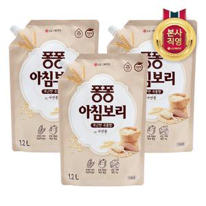 퐁퐁 아침보리 리필 1.2L 3개