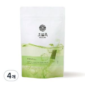 오설록 찬물녹차 티백 스틱형 티백 2g 20개입 4개