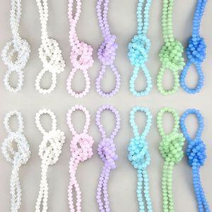 비즈팡 [CR-43-10] 크리스탈 론델컷 4mm 반투명오팔 반지당 7color