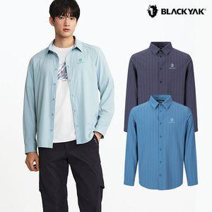 블랙야크 체크 아웃도어 남방 남성 경량 스트레치 긴팔 셔츠 1BYYSMU003