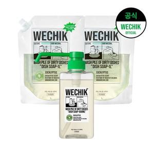멀티플 주방 세제 500ml 1개 + 리필 1L 2개
