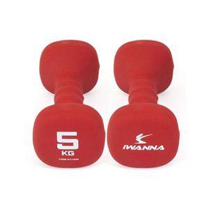 IW 네오프렌 사각 아령 5kg (2개입 1세트)