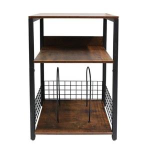 LP보관함 턴테이블 장식장 레코드판 월넛 레코드 가구 매거진랙 목재 48x40x83