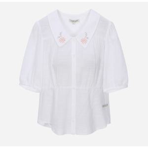 [롯데백화점]써스데이 아일랜드 카라 자수 블라우스(T254MBL341W)