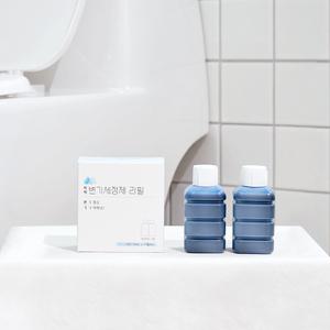 쓱싹 자동변기세정제 리필액 (100ml*2개) 에코후레쉬 닥터클린 소다클럽 쓱싹연구소 호환제품