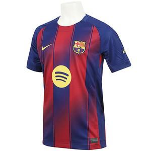 [정품]  주니어 FC 바르셀로나 2025/26 스타디움 홈 저지 유니폼 (HJ5287-456)
