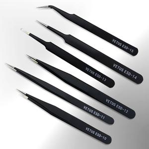 [정밀 끝처리] 비투스 다꾸 정밀 핀셋 세트 스티커 집게 tweezer 핀센 esd핏셋 tweezers