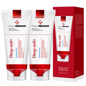 폴메디슨 딥레드 화이트닝 슬리핑팩 211ml, 2개