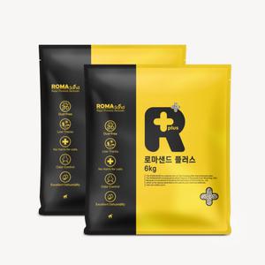 로마샌드 플러스(혼합입자) 세트 (6kg x 2포) 벤토나이트 고양이모래