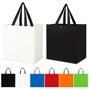 (인쇄가능)대형 무지 타포린백 타포린가방 쇼핑백(가로)42cm x (세로)40cm x (폭)23cm