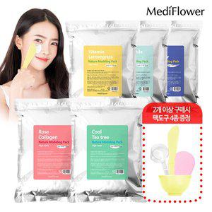 [메디플라워]네이처 모델링팩 500g 5종 중 택1 / 2개당 팩도구4종 증정