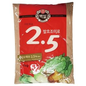 백설 발효조미료 2.5 1kg