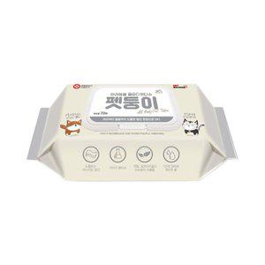 펫모닝 펫둥이 올바디펫티슈 70매