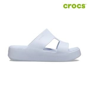 [크록스 정품] 겟어웨이 플랫폼 에이치 스트랩 여성샌들 209409-5AF