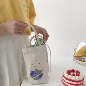 캔버스 무지 캐릭터 텀블러 가방 에코백 크로스백 파우치 물병 주머니