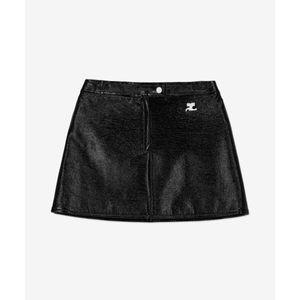 [쿠레주]리에디션 바이닐 미니 스커트 - 블랙 PERCJU001VY00149999 115281435
