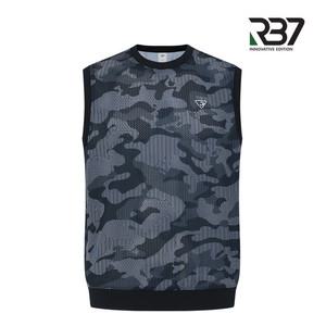 [알비세븐] RB7 남성 고신축 메쉬 조직 카모 조끼 R3MMVT769