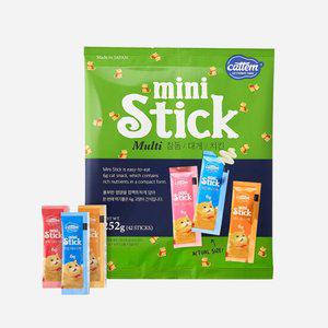 캣템 짜먹는미니스틱 치킨＋대게＋참돔 멀티팩 42P 고양이  간식