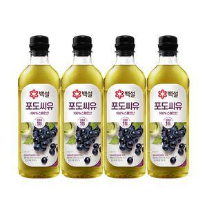 [하프클럽/CJ제일제당]백설 포도씨유 900ml x4개