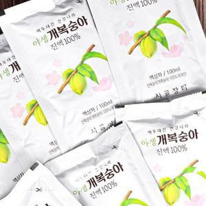 (다올)추석선물세트 국내산 개복숭아즙 30포 100ml