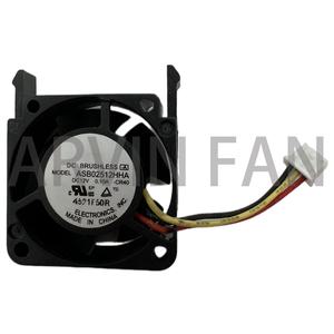 소형 냉각 FAN 마이크로 장치 ASB02512HHA 2.5cm 2510 25mm DC12V 0.10A 3 라인
