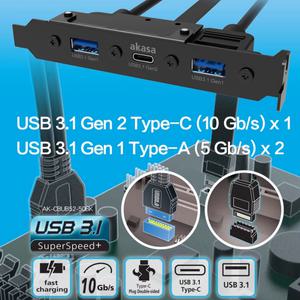 고속 확장 카드 Pcie to Typec 어댑터 데스크탑 HTPC 섀시 하프 높이 슬롯 연결 케이블 USB3.1 Gen2