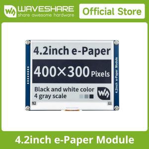 Waveshare 전자 잉크 디스플레이 라즈베리 파이 아두이노 누클레오 STM32 3.3V 5V 호환 흑백 4.2 인치