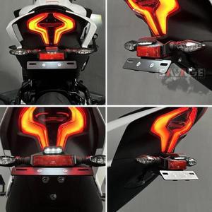 번호판 홀더 CFMOTO 450SR 450NK 250 SRS 바이크 오토바이 액세서리 테일 깔끔한 펜더 제거기 용 LED 라이