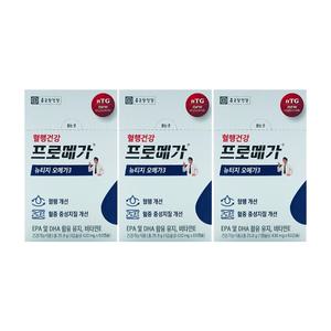종근당건강 프로메가 뉴티지 오메가3 430mg x 60캡슐 x 3박스 /An