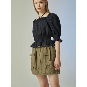 [CC콜렉트](타임스퀘어점패션관)[씨씨콜렉트] 카고 스트링 미니 스커트 ( C232MSD043 )