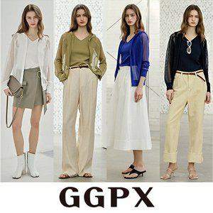 GGPX 25SS 최신상! 써머 후디 블루종+슬리브리스 탑 4종세트(블랙 공통)_GX252F0401SW