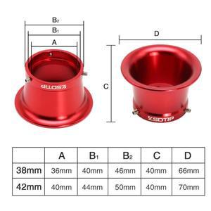 ALCON 38mm 42mm 기화기 에어 필터 컵 속도 스택 혼 PHBH 용 네트 오토바이 Mope Carb 부품