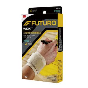 TK (4개) 3M 후투로 스트랩형 손목보호대 베이지 FREE 운동 FUTURO 스포츠 헬스 레져