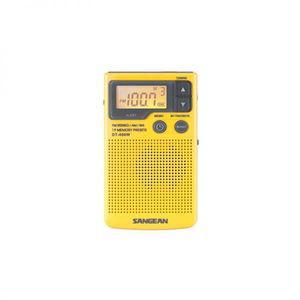 산진 디지털 포켓 라디오 DT-400W 날씨 알림