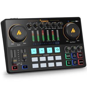 Maono AME2 오디오 인터페이스 사운드 카드 DJ 라이브 유