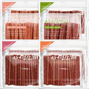굿데이 대용량 반려견간식 자연소재 육포스틱 460g x 2개