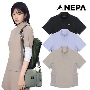 여성 아이스테크쉘 반팔 집업티셔츠 7K45433