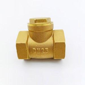 단방향 DN20 계량기 BSP 수평 내부 황동 체크 파이프 밸브 DN65 DN50 DN15 나사산 DN32 DN40 DN25