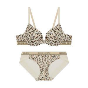 [국내매장판] 코데즈컴바인 INNERWEAR 크리미 레오파드 레이스 브라 햄팬티 세트 CEWBR121BE_BP121BE 11668