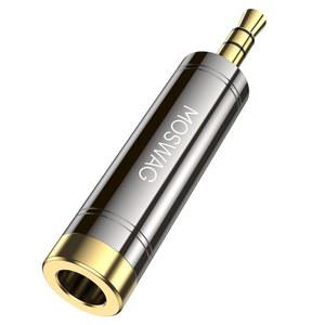증폭기, 믹싱 콘솔, 홈 시어터 장치, 전기 기타 - 1팩용 MOSWAG 3.5mm ~ 6.35mm TRS 1 /8인치 오디오 남성용 1 /4인치 여성용 마이크 플러그 어댑터 잭 컨버터