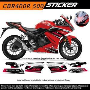 혼다 CBR400R CBR500 파이어 블레이드 스티커 데칼 풀 패턴 인쇄 방수 장식 자동차 스티커 수정 부품