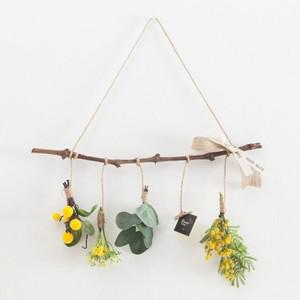 폴리안안개가랜드 43cm (2컬러) 인테리어 조화 벽걸이 장식 소품