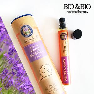 바이오앤바이오 유기농 아로마롤온 굿슬리핑 10ml 라벤더오일 (불면증 숙면에 좋은향)