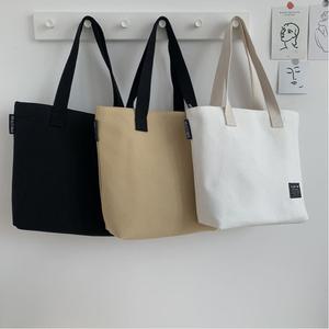 캔버스 에코백 데일리 튼튼 지퍼 남녀공용