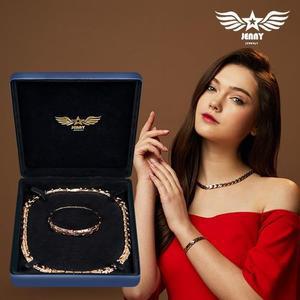 [jenny제니] 제니게르마늄 여성 티타늄 목걸이 팔찌세트
