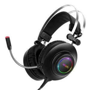ABKO HACKER M550 ENC 가상 7.1 노이즈 캔슬링 3D 진동 헤드셋 블랙